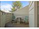 Cozy patio area with outdoor seating, perfect for relaxing and entertaining at 6844 Countryside Ln # 284, Niwot, CO 80503