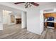 View of living room transitioning to kitchen with open floor plan at 2082 S Helena St # C, Aurora, CO 80013