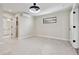 Bright bedroom with modern lighting, a small window, and a neutral color scheme at 1563 N Hooker St, Denver, CO 80204