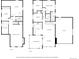 Detailed floor plan showing layout of main level, basement, bedrooms, bathrooms, kitchen, living areas, and garage at 3035 E Maplewood Ave, Centennial, CO 80121