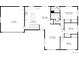 Detailed floor plan showcasing the layout of the main living areas, bedrooms, and garage at 13010 W 6Th Pl, Golden, CO 80401