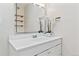 Bright bathroom with a clean vanity and a large mirror at 2339 Lowell Blvd, Denver, CO 80211