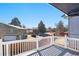 Deck offering neighborhood views, perfect for relaxing or entertaining outdoors at 14936 E Arizona Pl, Aurora, CO 80012