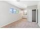 Neutral-toned bedroom with carpet flooring and a large closet at 70 W 6Th Ave # 109, Denver, CO 80204