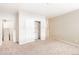 Spacious bedroom with neutral walls and carpeting at 70 W 6Th Ave # 109, Denver, CO 80204