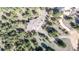 Overhead shot reveals the house nestled among trees and features a private driveway at 37 Wagner Cir, Boulder, CO 80304