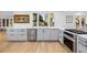 Stylish kitchen with modern stainless appliances and tons of counter space at 37 Wagner Cir, Boulder, CO 80304