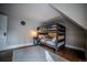Cozy bedroom with bunk beds and a plush rug at 408 Soda Creek Rd, Idaho Springs, CO 80452