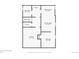 Basement floor plan featuring bedroom, bathroom, kitchenette, and utility room at 1475 Saint Paul St, Denver, CO 80206