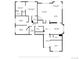 Detailed floor plan highlighting room dimensions and overall layout of the home at 23327 E Ottawa Dr, Aurora, CO 80016