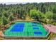 Community tennis and pickleball courts at 23636 Pondview Pl # C, Golden, CO 80401