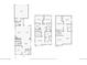 Complete floor plans including basement, first floor, and second floor levels at 2572 Iola St, Aurora, CO 80010