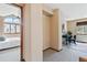 Bedroom with a large window and an adjacent room that can be used as an office space at 2136 S Scranton Way, Aurora, CO 80014