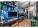 Bedroom with built-in bunk beds, work station, shelving, and decor, perfect for functional and stylish living at 1499 Blake St # 4F, Denver, CO 80202