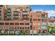 Exterior shot of the Palace Lofts building, with a marker on Unit #4F at 1499 Blake St # 4F, Denver, CO 80202