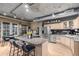 Modern kitchen with stainless steel appliances and an island at 1499 Blake St # 4F, Denver, CO 80202