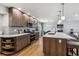 Stylish kitchen with a large island, stainless steel appliances, and modern finishes at 7724 S Lafayette Ct, Centennial, CO 80122