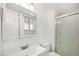 Clean bathroom featuring a shower and vanity with a mirrored cabinet at 1533 S Jamaica St, Aurora, CO 80012
