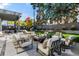 A relaxed outdoor seating area is showcased in the backyard at 42 S Ash St, Denver, CO 80246