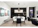 Dining room with stylish lighting, decor, and seating, perfect for entertaining at 42 S Ash St, Denver, CO 80246