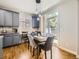 Dining area with sliding glass door to outdoor living space at 14310 Kalamath St, Westminster, CO 80023