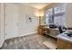 Home office space with a desk, window, and neutral decor at 14310 Kalamath St, Westminster, CO 80023
