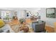Spacious open-concept living area flows into a modern kitchen with stainless appliances at 11223 W 29Th Ave, Lakewood, CO 80215