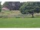 A serene outdoor space with lush greenery, mature trees, a bench, and walking paths at 400 Zang St # 1-105, Lakewood, CO 80228
