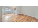 Bright bedroom with hardwood floors and lots of natural light at 2528 N Gilpin St, Denver, CO 80205