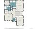 Upstairs floor plan featuring primary bedroom, bath, two bedrooms, laundry and walk in closets at 4180 Ames St, Denver, CO 80212