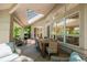 Covered patio with skylight, outdoor grill and lots of seating is the perfect space to relax at 400 S Steele St # 13, Denver, CO 80209