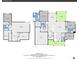 Floor plans for both floors of a 3,307 sq ft home with 3 bedrooms and a 3 car garage at 1148 Hillside Ln, Louisville, CO 80027