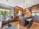 Kitchen with eat in breakfast nook, granite countertops, and stainless steel appliances at 5801 W 33Rd Ave, Wheat Ridge, CO 80212