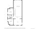 Layout of top floor plan showing two bedrooms, a bathroom, and an open loft area at 27987 Pine Grove Trl, Conifer, CO 80433