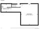 Layout of the basement featuring a utility room and a large basement area at 23039 Isoleta Rd, Indian Hills, CO 80454