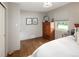 Bedroom with hardwood floors, natural light and a closet at 1852 S Elm St, Denver, CO 80222