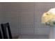Close up of dining room wallpaper and table at 1852 S Elm St, Denver, CO 80222