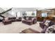 Expansive entertaining space with wet bar and comfortable seating areas at 2821 E Cedar Ave # 2, Denver, CO 80209