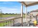 Inviting front porch with seating offers a relaxing view of the neighborhood at 4125 Marble Dr, Longmont, CO 80504