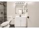 Updated bathroom with vanity and walk-in shower at 10330 E Jewell Ave # 67, Aurora, CO 80247