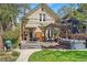Exterior with backyard patio with hot tub, fire pit, bbq grill and dining set at 1141 Adams St, Denver, CO 80206
