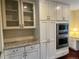 Kitchen showcases sleek cabinetry, stainless steel appliances, and a microwave and oven combo at 7906 W Walker Dr, Littleton, CO 80123