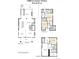 Detailed floor plan showcasing the layout of the main level, upper level, and basement of the property at 2568 Clermont St, Denver, CO 80207