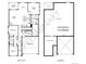 Floor plan showcasing the layout of the house, including the first floor and the basement at 17417 E 89Th Way, Commerce City, CO 80022