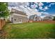 Spacious backyard with a healthy lawn and a wooden fence, providing privacy and room for recreation at 10071 Yampa Ct, Commerce City, CO 80022