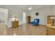 Comfortable bedroom with parquet flooring, a ceiling fan, and simple decor at 13901 E Marina Dr # 113, Aurora, CO 80014