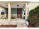 Charming front porch with well maintained landscaping at 3034 N High St, Denver, CO 80205