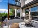 Stylish outdoor deck featuring comfortable seating, elegant decor, and scenic view for enjoyable outdoor living at 10057 S Shadow Hill Dr, Lone Tree, CO 80124