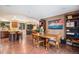 Spacious dining room adjacent to a kitchen with hardwood floors at 3164 S Nucla St, Aurora, CO 80013