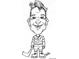 Whimsical line art illustration of a Personal with a hockey stick at 2069 E 116Th Ave, Northglenn, CO 80233